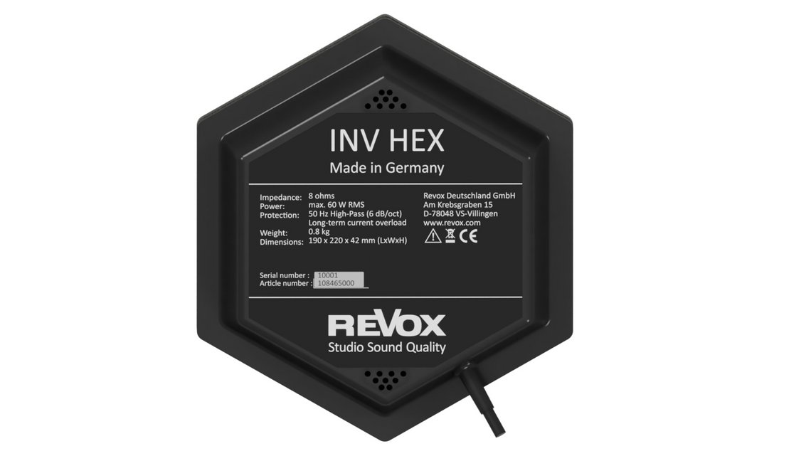 Der INV HEX Speaker von Revox