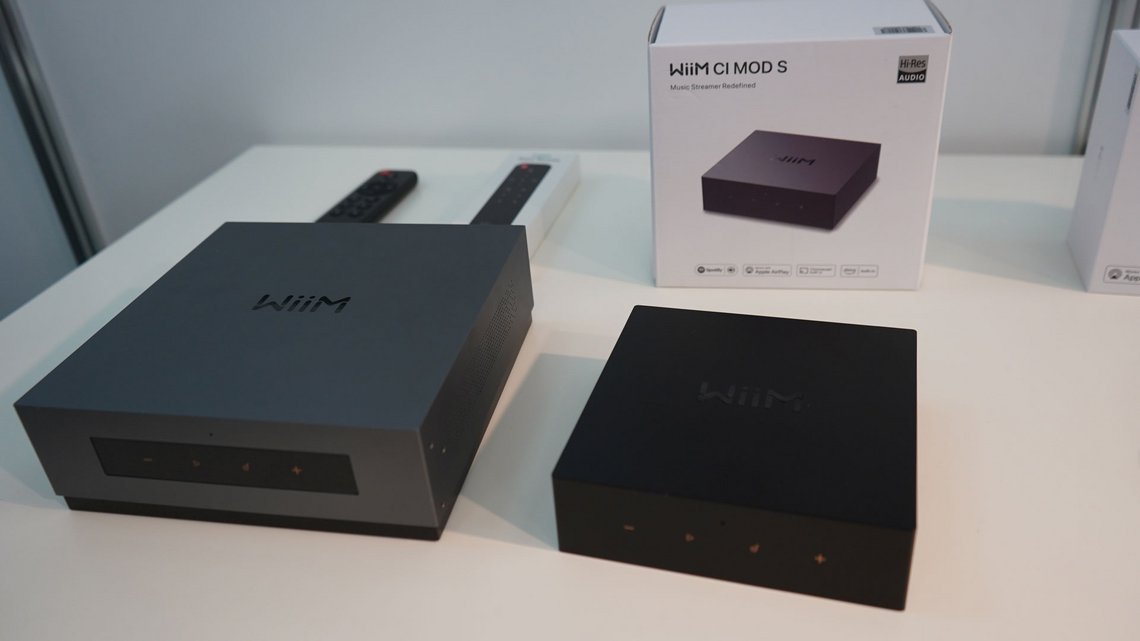 Der CI-Streamer und -Verstärker sehen den anderen WiiM-Produkten ähnlich.