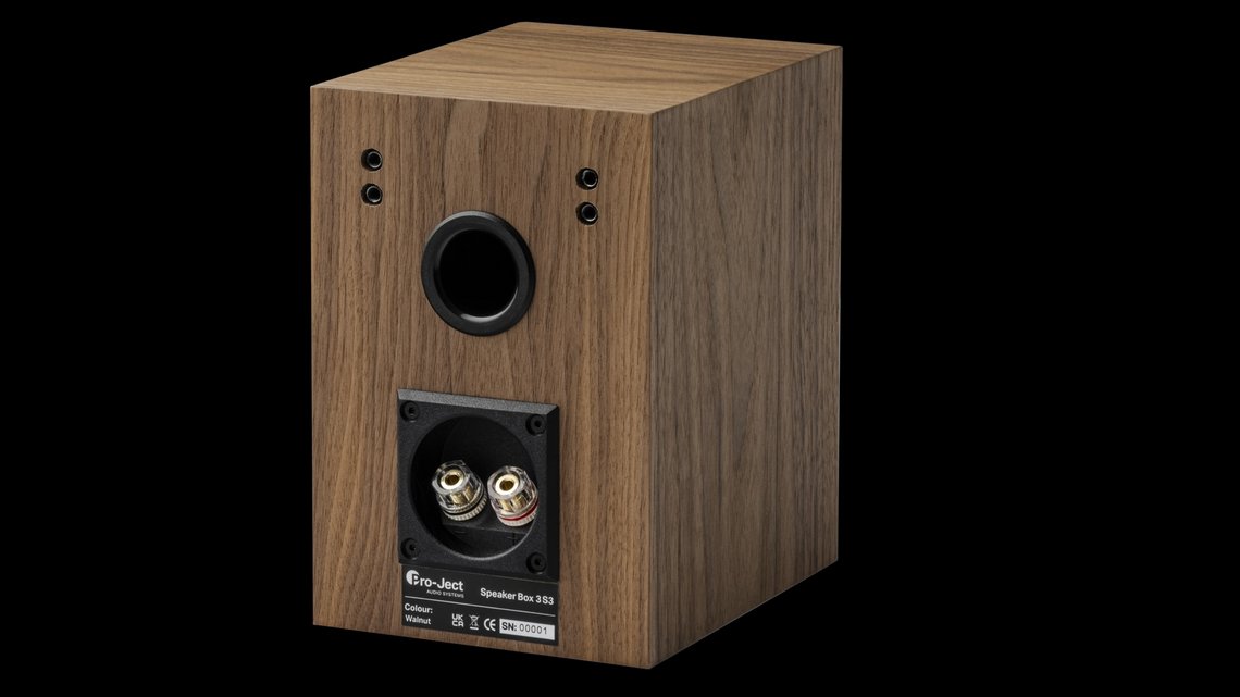 Pro-Ject Speaker Box 3 E Carbon Walnuss Rückseite