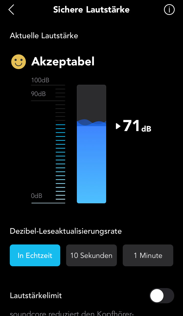 Vergleichstest Bluetooth-Kopfhörer – App Soundcore