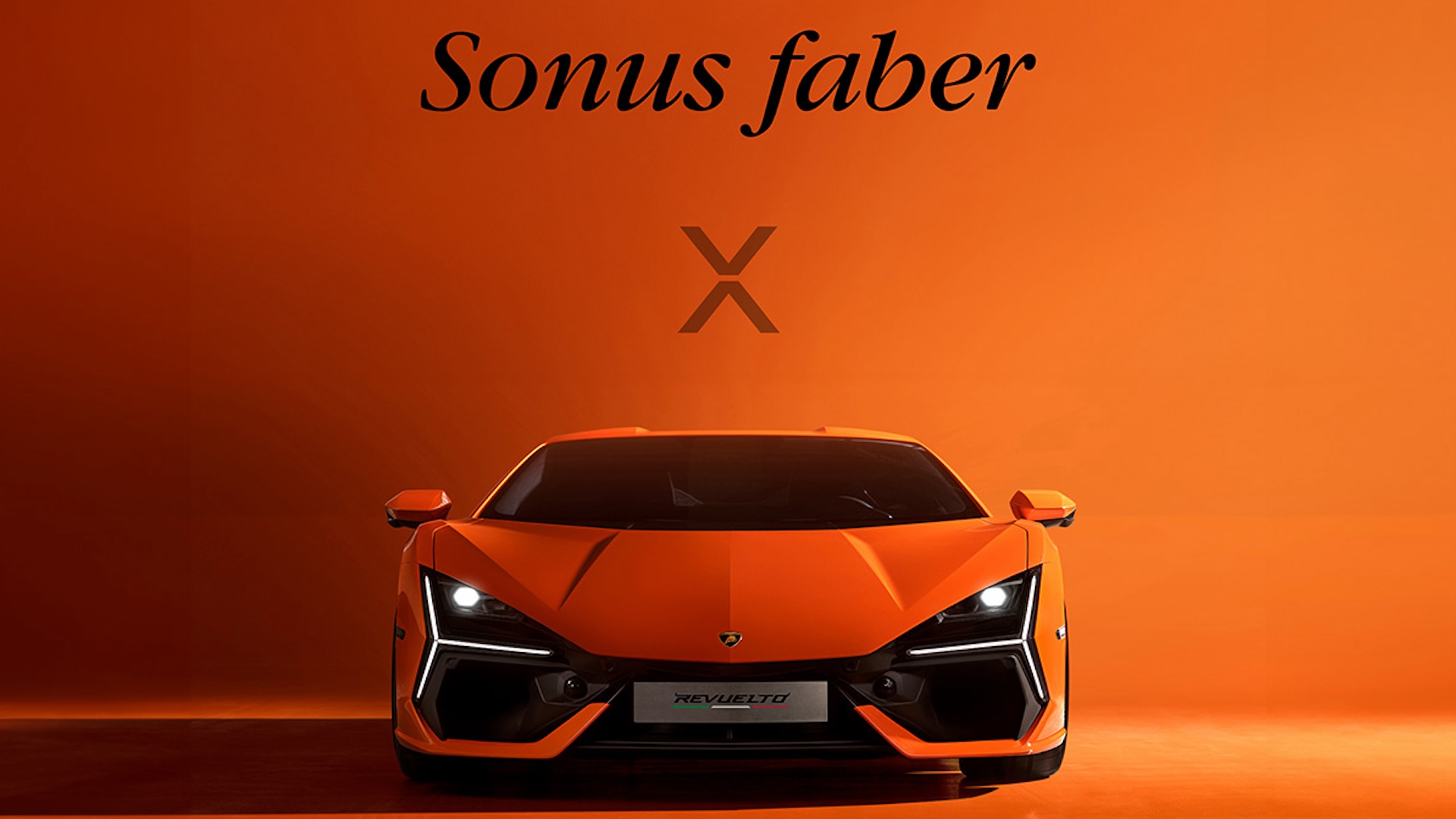 Duo aus zwei italienischen Markenschwergewichten: Sonus Faber sorgt für adäquaten Klang im Lamborghini Revuelto (Bild: Sonus Faber).