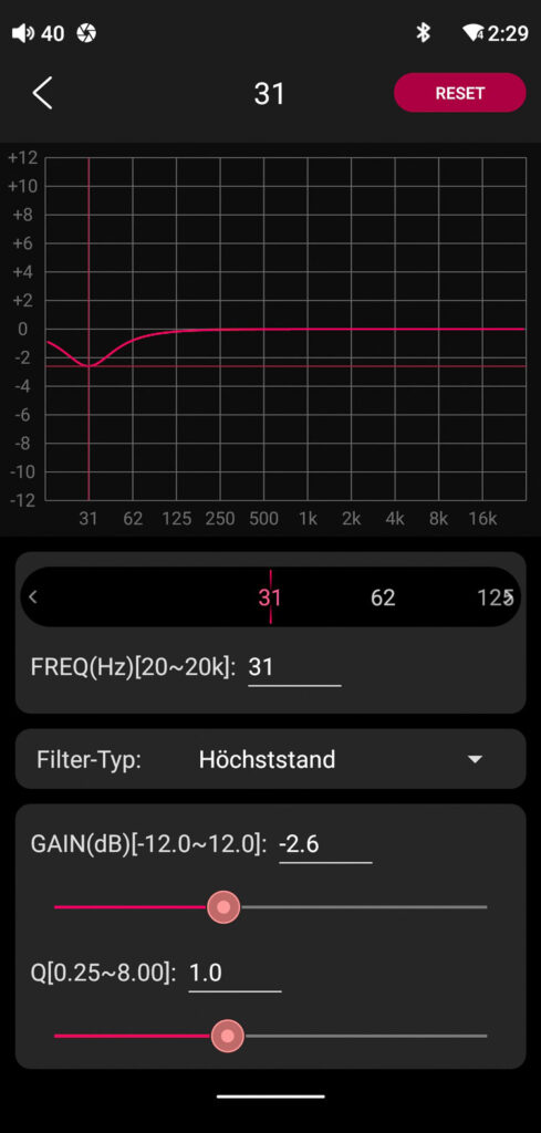 FiiO R9 Test – Equalizer