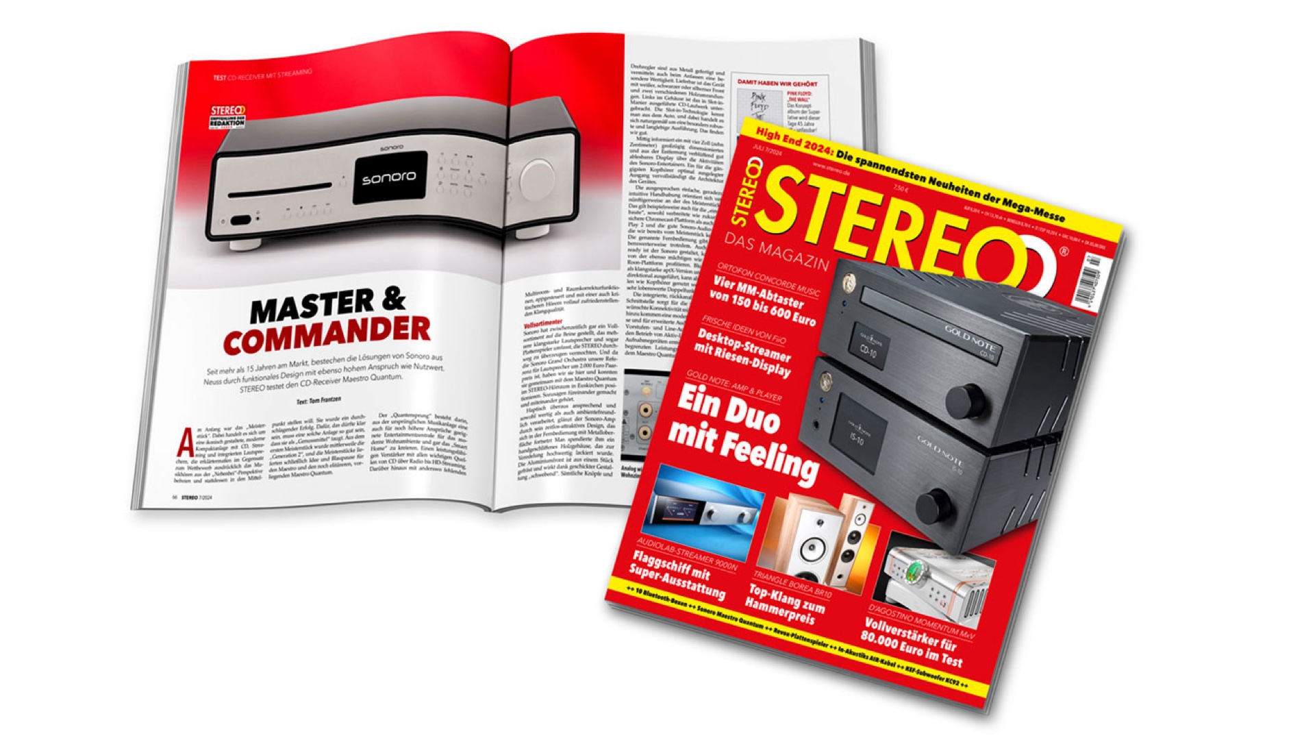 Ultra-HiFi und verrückte Streamer: STEREO Ausgabe 07/24 jetzt im Handel