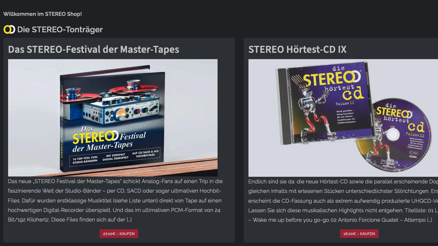 STEREO Shop