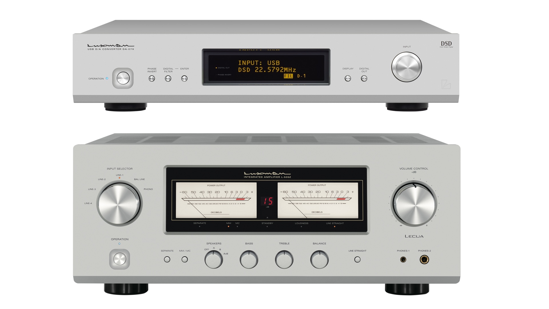 Luxman DA-07X und L-505Z